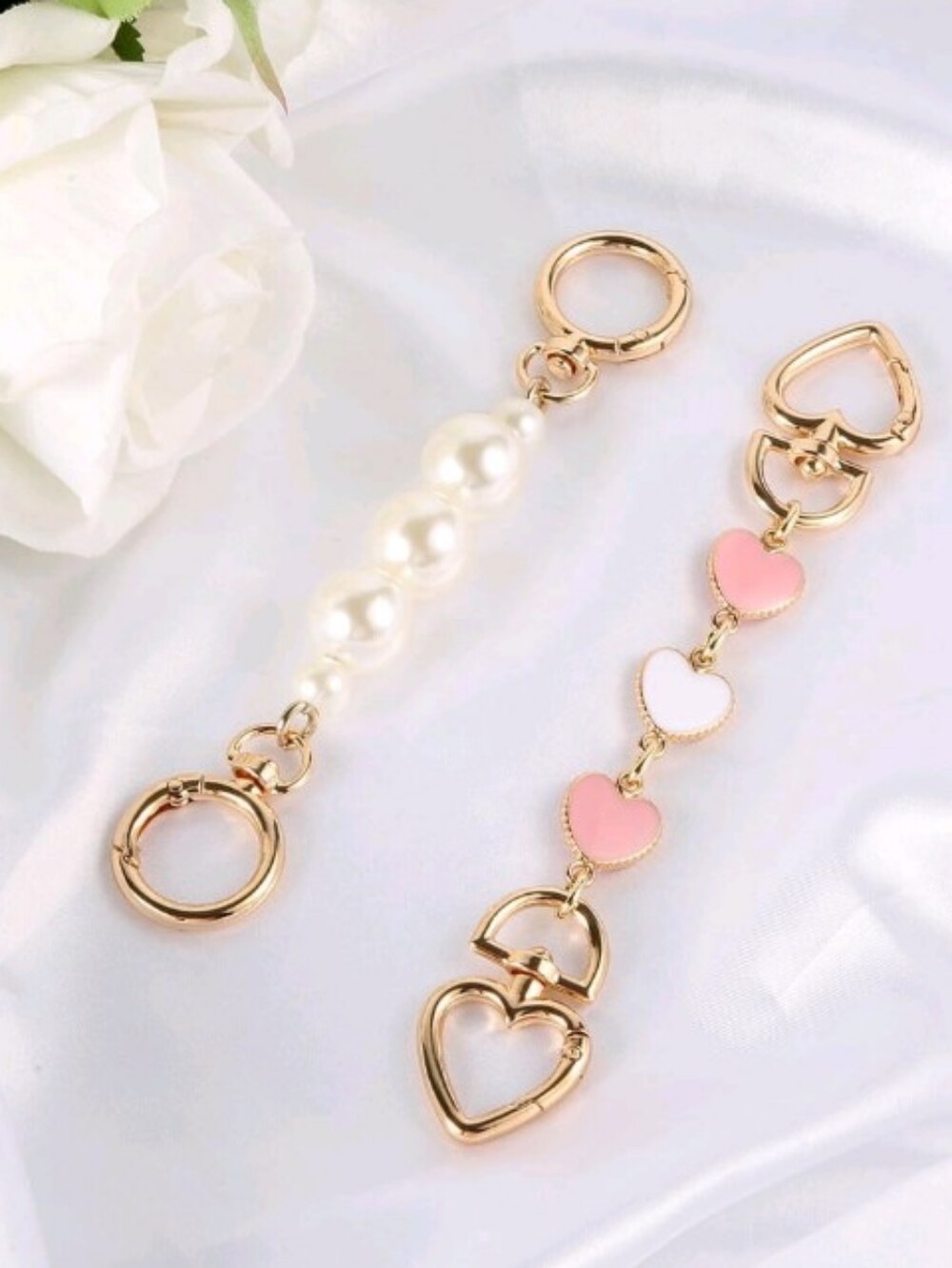Set Of (2) Bag Charm Extenders